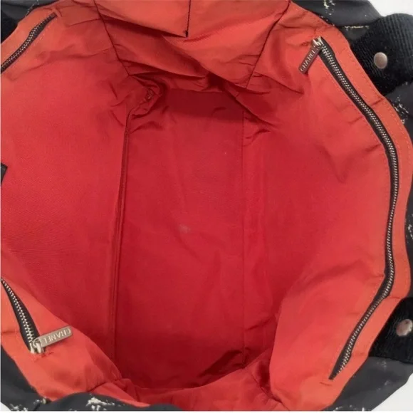 EUC Chanel Old Travel Line Nylon MM Tote Bag NA100050 - Picture 4 of 15